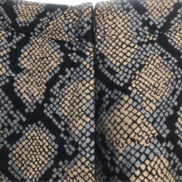 Express Jacquard Snakeskin Print High Rise Mini Skirt NEW - Picture 9 of 15